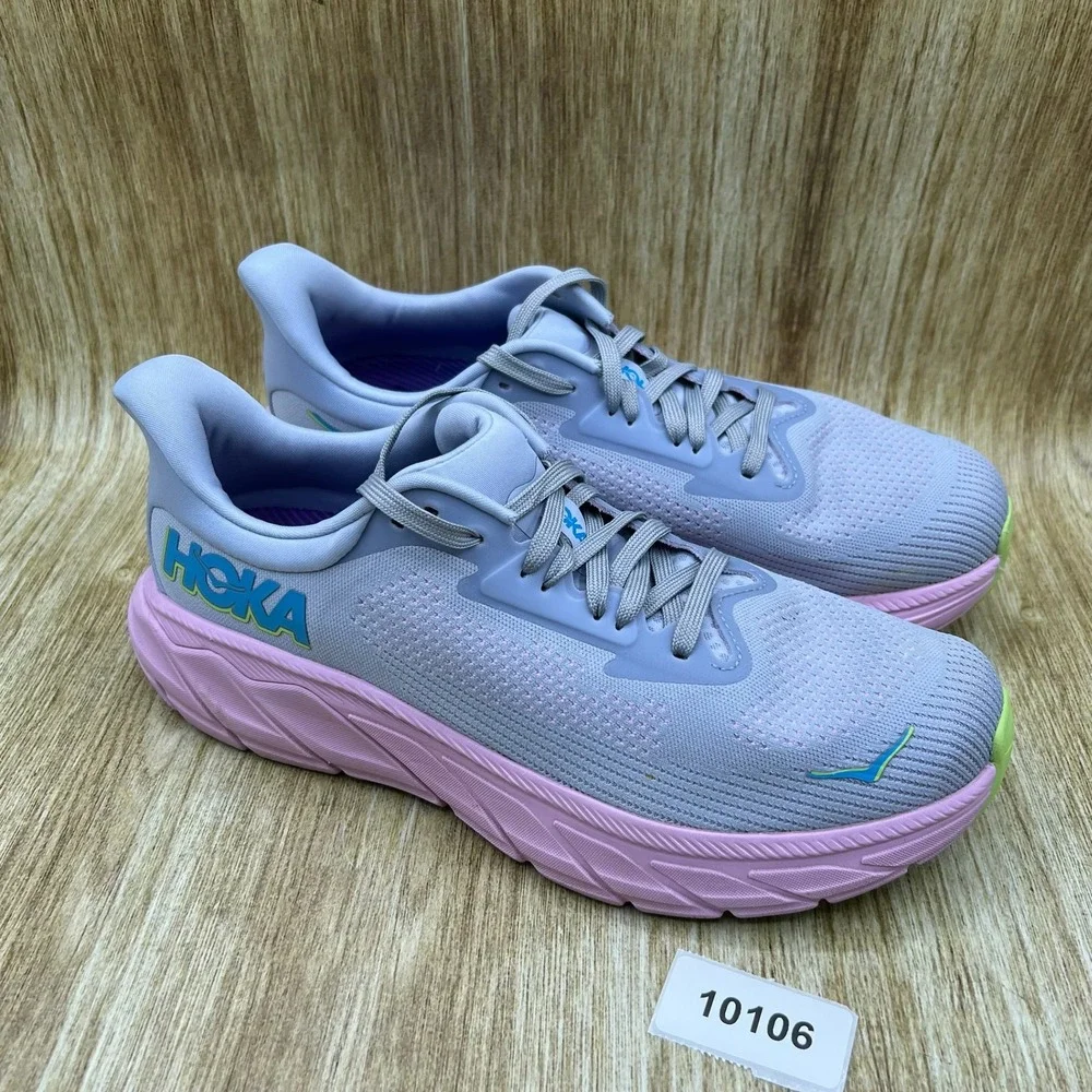 Hoka One One Arahi 7 Womens Size 11 Gull Pink Twilight Running Shoes 1147851 GLP